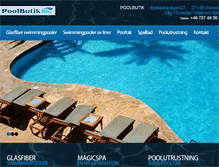 Tablet Screenshot of poolbutik.com